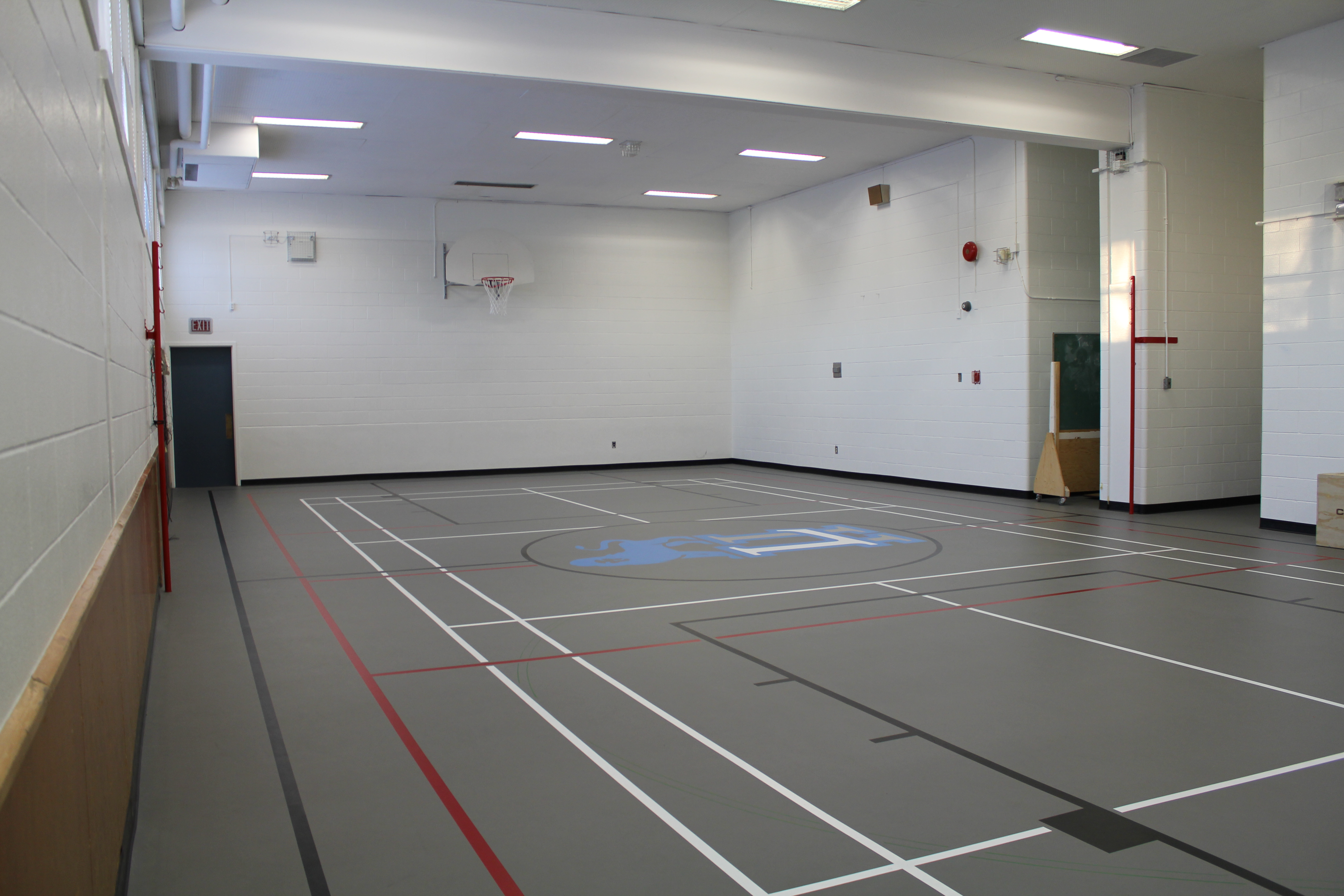 Our Small Gym after construction.